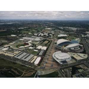  An Overall Aerial Scenic of the Sydney Olympic Park 