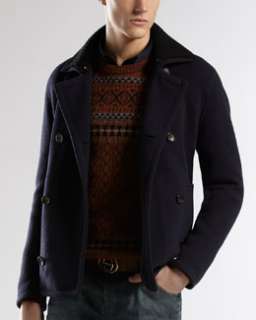 N1NXL Gucci Double Knit Jacket with Detachable Collar