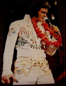 Vintage 1975~ELVIS PRESLEY~In Concert LAS VEGAS Poster  