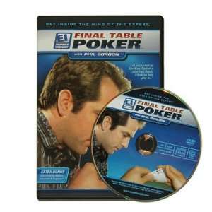  New Trademark Final Poker Table DVD With Phil Gordon 