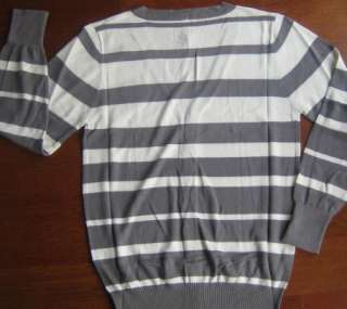 NEW Vivi Westwood Man fangle stripe sweater/M/Gray  