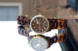 Authentic Michael Kors Womens Tortoise Watch MK5038  