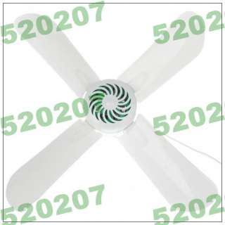 Indoor Mini 4 Blade Cooling Ceiling Fan   White (220V) E469  