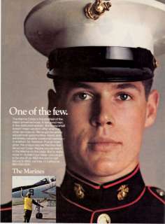 1976 The Marines One of the Few Recruitment print ad  