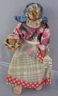   1952 Ozark Mountain Corn Cob Hillbilly Doll Farmers Market Los Angeles