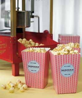 WEDDING PARTY FAVOR 24 POPCORN CARTONS BOXES CONTAINERS 068180017225 