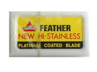 FEATHER Japan Double Edge Safety Razor Blades 50 PACK  