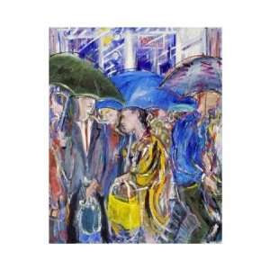  Rain, Herald Square by Richard h. Fox. Size 12.76 inches 