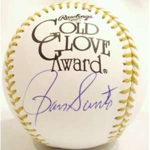 Ron Santo Autographed Ball   Gold Glove