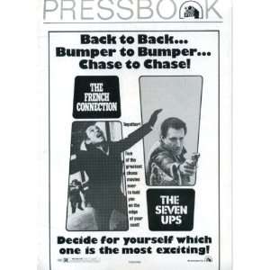   Double Feature Vintage 1973 Pressbook with Gene Hackman, Roy Scheider