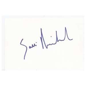 SALLI RICHARDSON Signed Index Card In Person