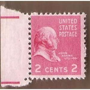  Stamps US John Adams Scott 806 Very Fine MNH Everything 