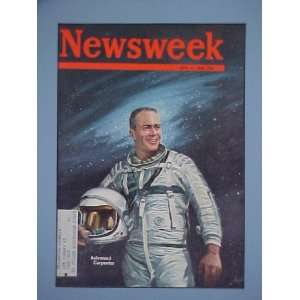Astronaut Scott Carpenter June 4 1962 Newsweek Magazine Professionally 
