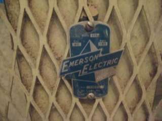 Vintage EMERSON ELECTRIC Window Fan Floor Fan  
