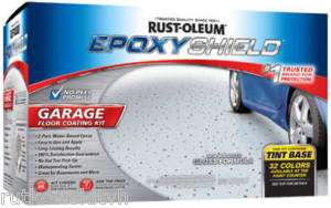 Rust Oleum Tint Base Epoxy Resin Garage Floor Finish  