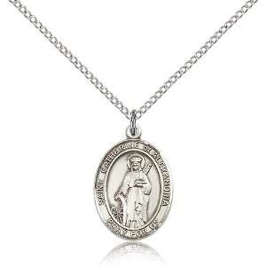  Designer Jewelry Gift Sterling Silver St. Catherine Of Alexandria 