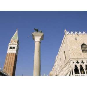  San Marco Campanile, St. Marks Column and Palazzo Ducale 