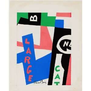  Hand Made Oil Reproduction   Stuart Davis   24 x 30 inches 