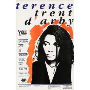  Terence Trent DArby Denver Concert Poster 1993
