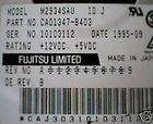 FUJITSU LIMITED 50PINS HARD DRIVE MDL M2954SYU PN CAO1407 B513  