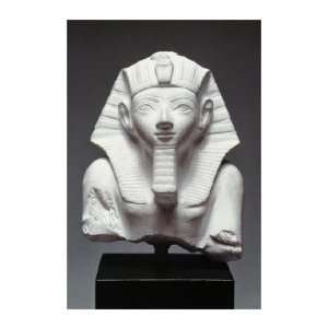 Thutmose III Bust of The King by Unknown. Size 19.92 inches width by 