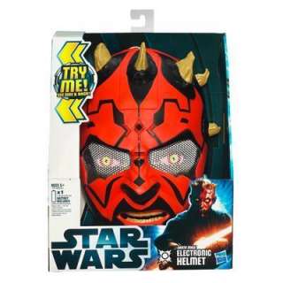 Star Wars DARTH MAUL ELECTRONIC HELMET   Mask   With Movie Sounds 