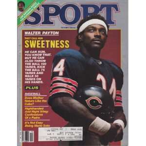 Walter Payton (Sport Magazine) (October 1984) (Chicago Bears)