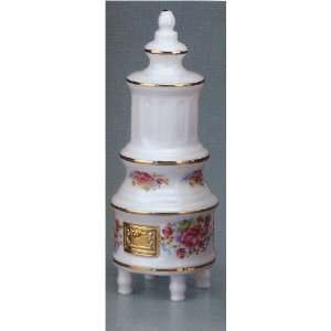  Miniature Reutter Porcelain Dresden Rose Stove Toys 