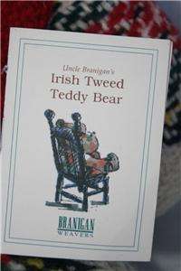 Branigan Weavers Handmade Irish Tweed Teddy Bear w Tags  