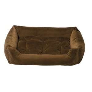   Plush Velour Nest Dog Bed in Molasses Size 24 x 18 