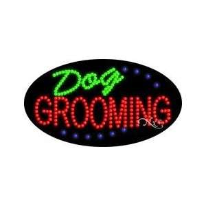  LABYA 24193 Dog Grooming Animated LED Sign Office 