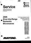 Maytag 1997 Over The Range Microwave Service Manual