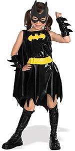 NEW Girls Halloween Costume BATGIRL Size Large; Dress & Attached Cape 