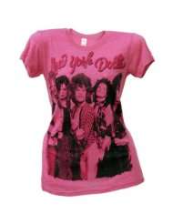 New York Dolls   Group Juniors Subway T Shirt