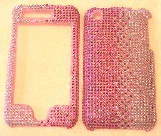   3G 3GS Pink Diamond Crystal Phone Case Cover Faceplate Skin  