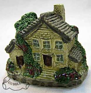Brick House Pewter Figurine Enesco Grey Home New Small  