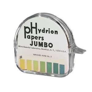   Short Range pH Test Paper Dispenser, 12.5   14.0 pH, Single Roll Jumbo