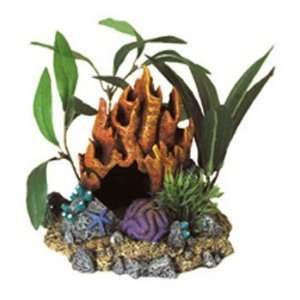  Exotic Environments Fire Coral Cave With Plants Pet 