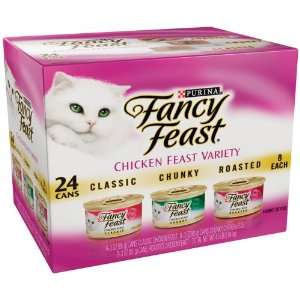 Fancy Feast Chicken Cat Food Variety Pack, 4.50 Pound  