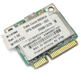 New HP Broadcom Wireless Wifi Half Mini PCI E Card BCM4312  