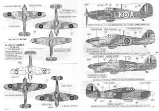 Sky Models Decals 1/48 HAWKER HURRICANE Fighter #1  