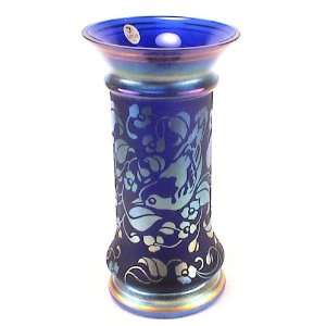  Fenton Art Glass Decorative Art Glass Favrene Memorial Vase 