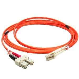   LC SC Duplex Multimode 50/125 Fiber Optic Cable (16.4ft) Electronics