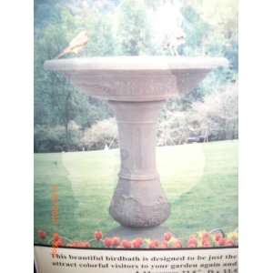  Fiberglass Birdbath Patio, Lawn & Garden