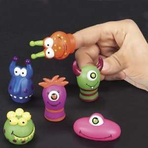 Vinyl Monster Finger Puppets (2 dz) Toys & Games
