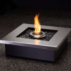  Zen Personal Tabletop Fireplace   Stainless Steel 