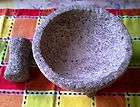 Mexican Lava Rock Molcajete with Pestle   One Cup