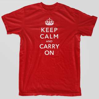 KEEP CALM AND CARRY ON Ministry of Information England Queen Big Ben T 