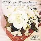 Day to Remember, NEW Wedding Day Instrumental CD 612697120826  