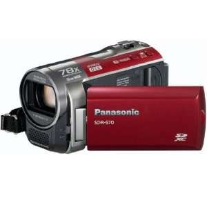  Panasonic Consumer Red 78X/Std Def Sd Card Only Camcorder 